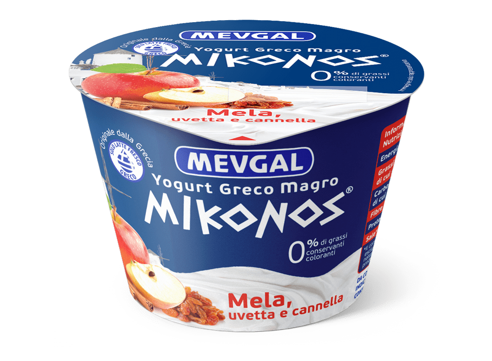 Autentico yogurt greco con frutta - MEVGAL