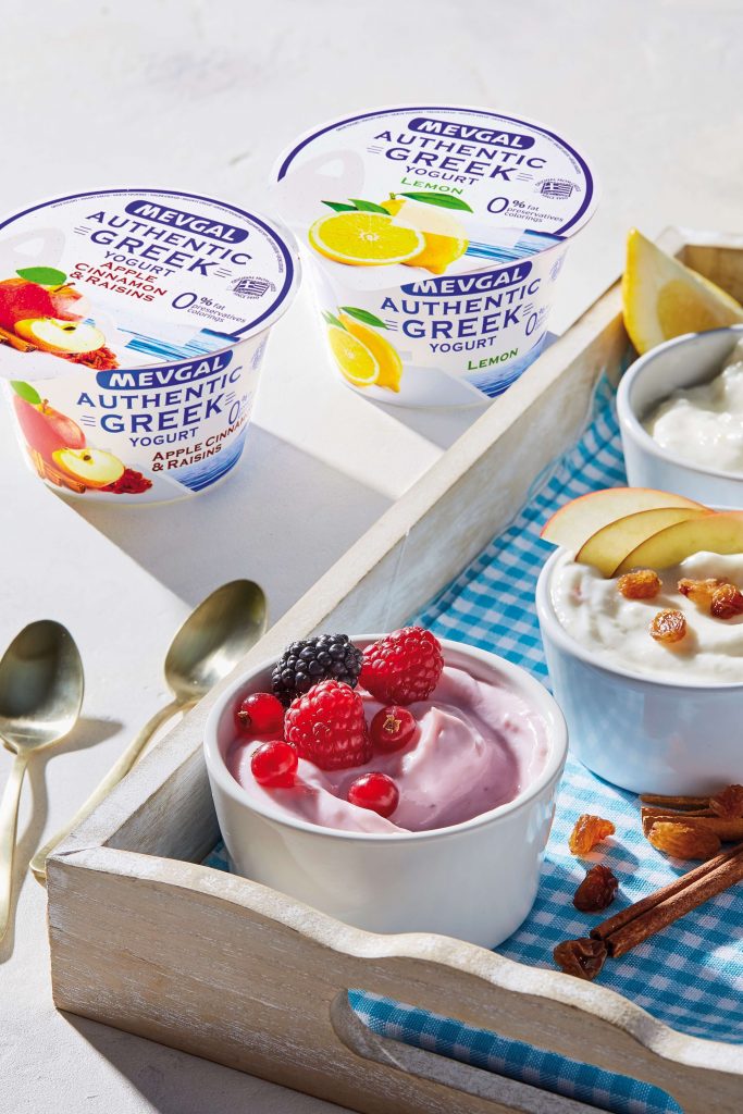 MEVGAL, Authentic Greek Yogurt with Fruits