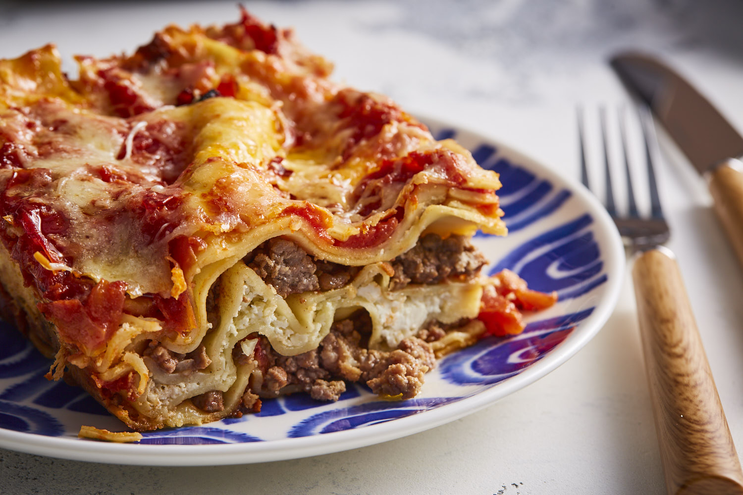 Lasagne with mince and MEVGAL Feta Cheese - MEVGAL