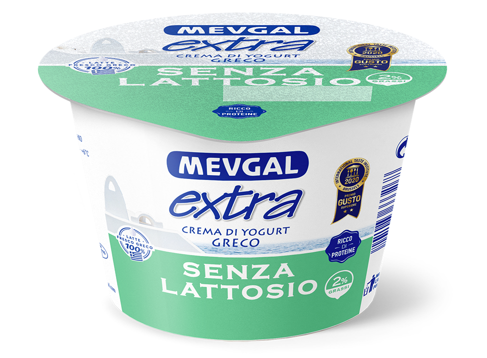 Autentico Yogurt Greco Senza Lattosio - MEVGAL
